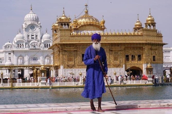 1-Day Trip to Golden Temple,Amritsar from Delhi with Both side Commercial Flight - Durgiana Temple by a sacred lake: a quieter, architectural pause