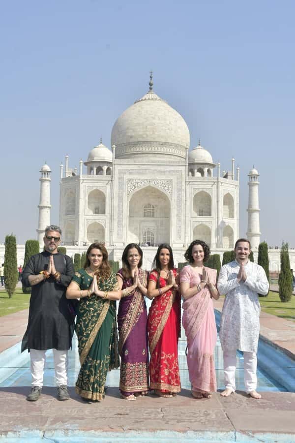 2 Day All Inclusive Taj Mahal & Agra City Tour From Banglore - Mehtab Garden at sunset: the Taj across the Yamuna