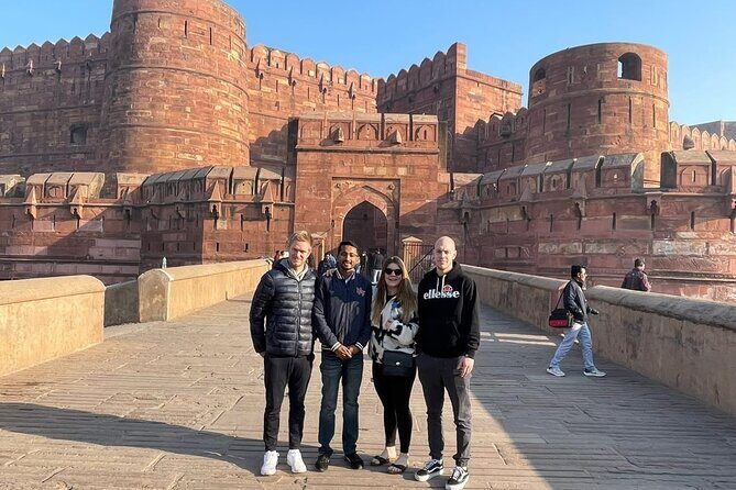 3 Days Private Golden Triangle Tour - Delhi, Agra, and Jaipur - Day 1 in Delhi: Humayun’s Tomb, Qutub Minar, Lotus Temple, then a drive to Agra