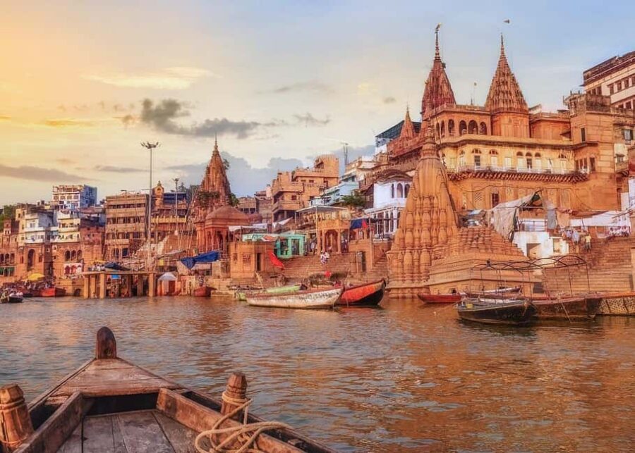 6 Day Golden Triangle Tour with Varanasi from Delhi - Taj Mahal at sunrise, Agra Fort, and Mehtab Bagh before the overnight train