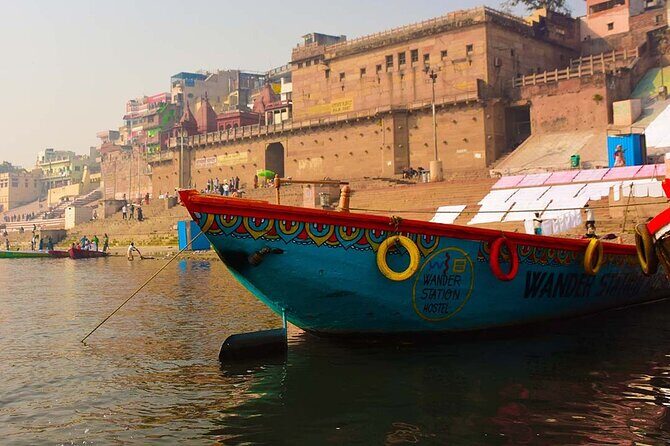 7 Day Golden Triangle Private Heritage and Varanasi Tour - Day 6 dawn on the Ganges and Bharat Kala Bhavan before the train back