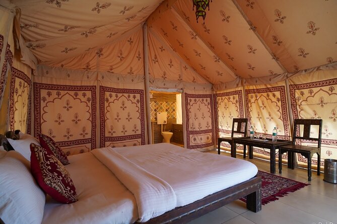 A Night in Thar Desert – Unforgettable Luxury Camel Safari - Sleeping in a Deluxe Swiss Tent: Comfort Without Losing the Desert Feel
