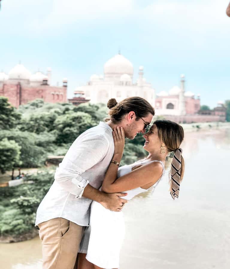 Agra Evening Tour with Sunset view Taj Mahal - Mehtab Bagh: The Sunset Viewpoint Across the Yamuna