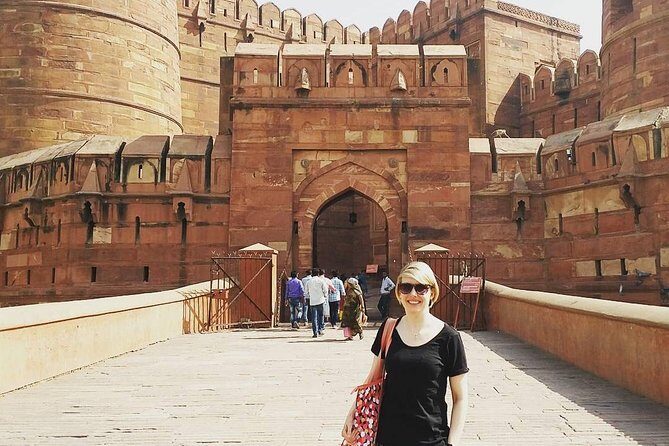 Agra Sightseeing & Shopping Tour by Private Car with Guide - Mehtab Bagh: sunset views from across the river