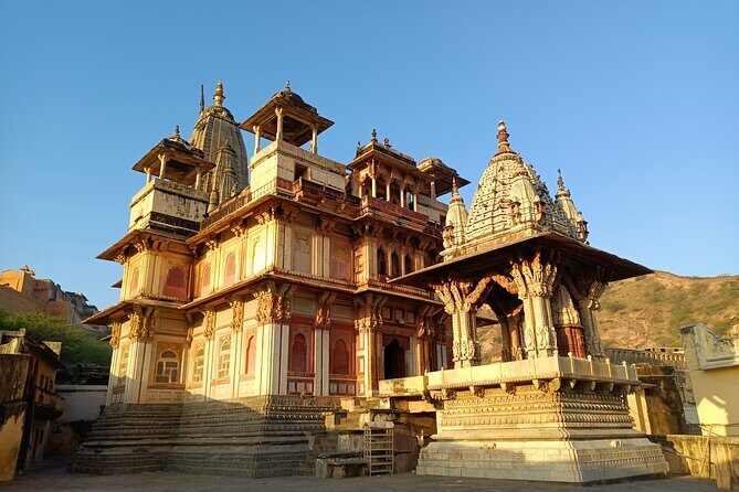 Amber village heritage tour including Amber fort - Jagat Shiromani Ji Temple: Vishnu, Laxmi, Krishna, and marble carving