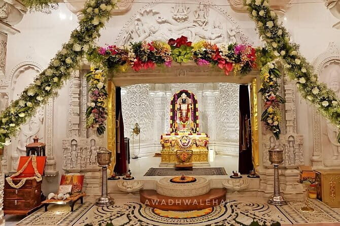 Ayodhya Private Tour & VIP Darshan -Special support for Seniors - The route: from Hanuman Garhi to Saryu Ghat
