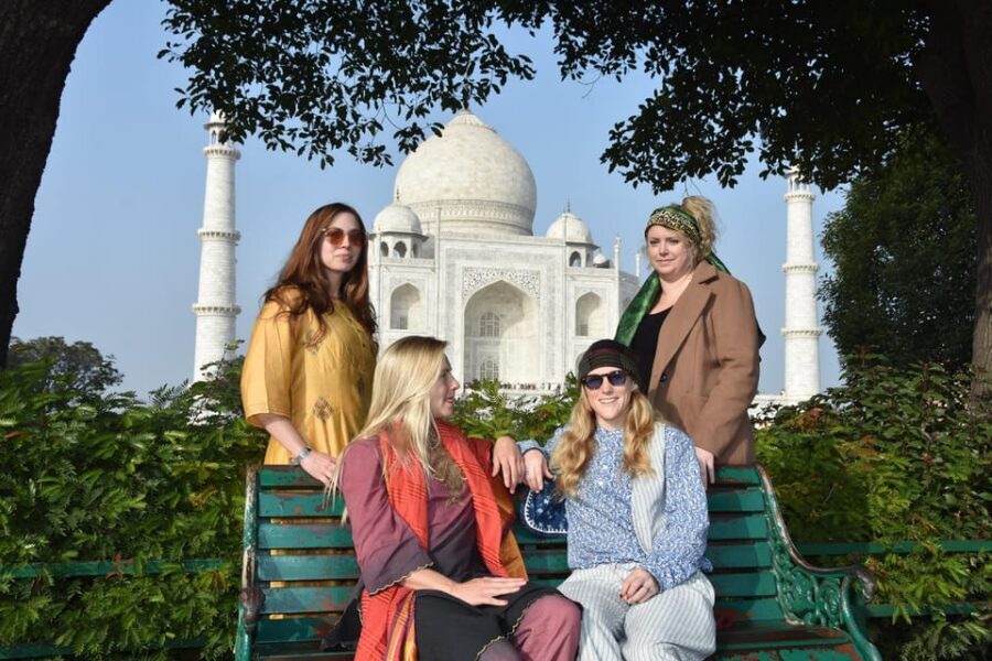 Delhi: Airport to Airport Layover Taj Mahal City Tour By Car - Agra Fort in a Short Guided Slot