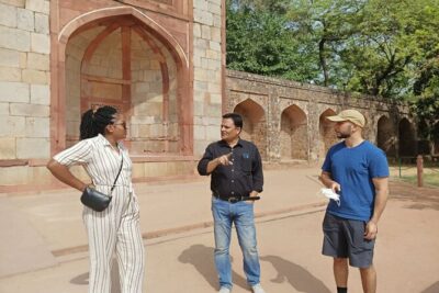 Delhi City Tour: Old Delhi, Markets, Monuments & Street Food Walk - Red Fort exterior stop: the quick Mughal intro you can build on