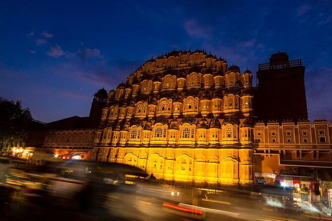Enchanting Jaipur: Private Evening Tour of the Pink City - Jal Mahal at Night: The Lake Palace View from Man Sagar Lake