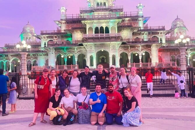 Explore Jaipur at Night with Patrika Gate - Hotel pickup to last gate: how the night route flows