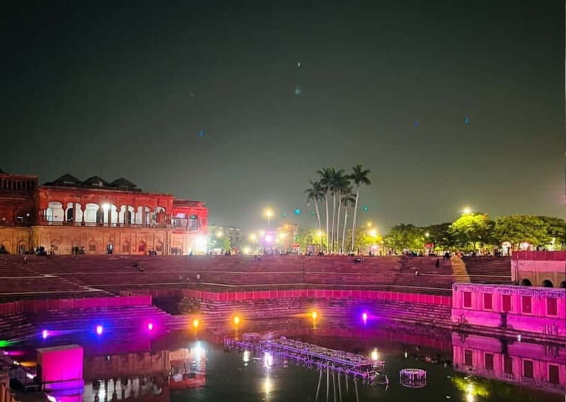 Exploring Lucknow in Nightlights: Guided Tour by Foot - Clock Tower magic and Satkhanda silhouette photos