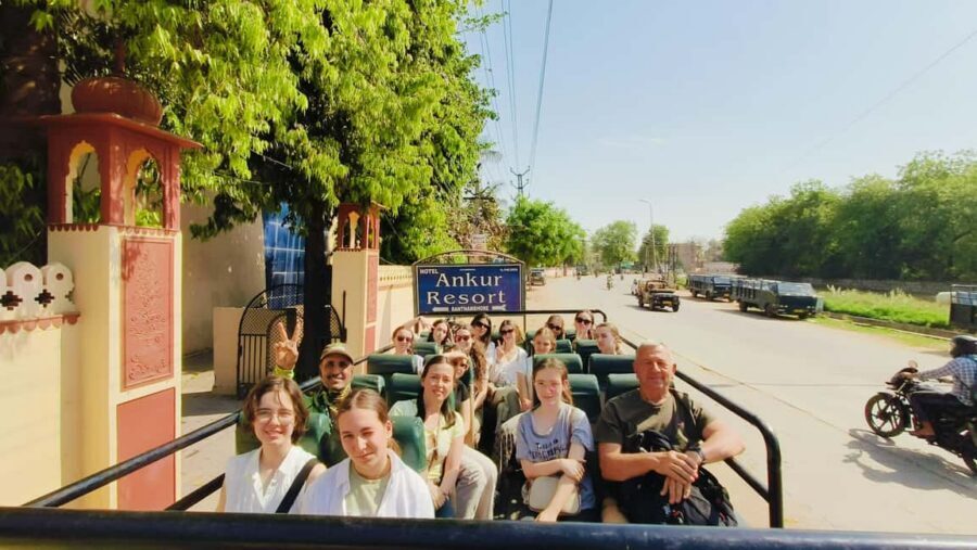 From Agra: 2 Days 1 Night Ranthambore Tiger Safari Tour - Afternoon safari in Ranthambore: ease in, then get ready for the forest