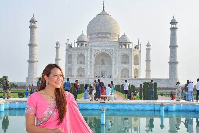From Agra - Skip the Line: Taj Mahal & Agra Fort Tour by Car - Guided photography and human details that make the visit easier