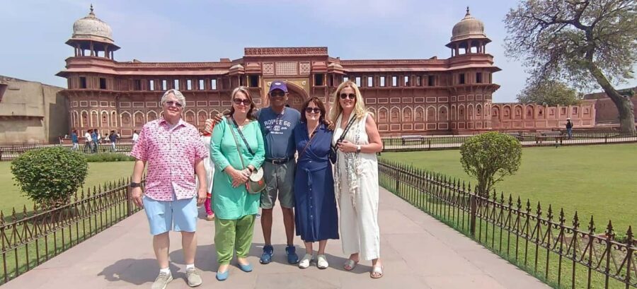 From Delhi: 2-Days Agra Jaipur Private Tour - Agra Fort: Mughal courtyards and the skyline over the Taj