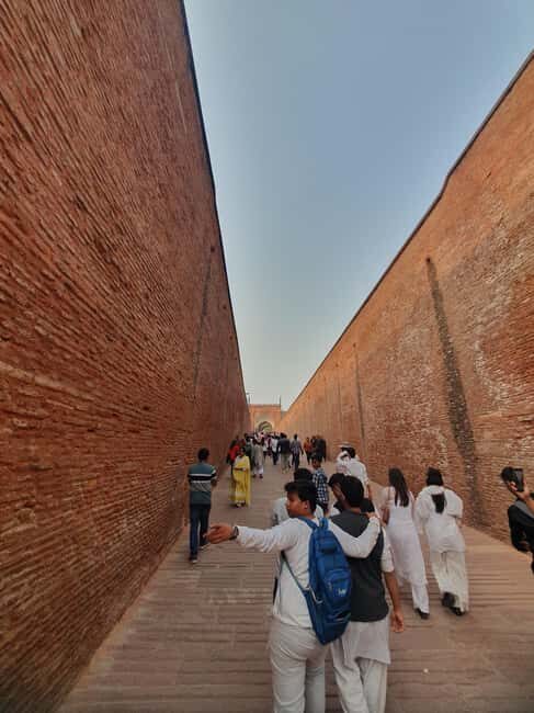 From Delhi: Deluxe Taj Mahal and Agra tour with Luxury Cars - Agra Fort: red sandstone, Akbar, and using your guide well