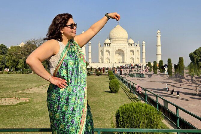 From Delhi: Private Agra & Taj Mahal Tour with 5 <em> Lunch – Key highlights you’ll feel right away’ /></p>
<ul>
<li><strong>Private AC car from Delhi (and nearby cities)</strong> with pick-up and drop-off anywhere in Delhi</li>
<li><strong>Live guide in your preferred language</strong>, with past guides like Farman and Ali praised for making details click</li>
<li><strong>Taj Mahal timing flexibility</strong>, including a 2:30 AM sunrise start option</li>
<li><strong>A full circuit of sights</strong>: Taj Mahal (3 hours), Agra Fort (1 hour), Itimād-ud-Daulah/Baby Taj (1 hour)</li>
<li><strong>5-star lunch at DoubleTree by Hilton Agra</strong> via a buffet, with a full hour to eat and reset</li>
</ul>
<h2 id="the-smart-case-for-a-private-agra-day-from-delhi">The smart case for a private Agra day from Delhi</h2>
<p><img width="866" height="650" decoding="async" src=