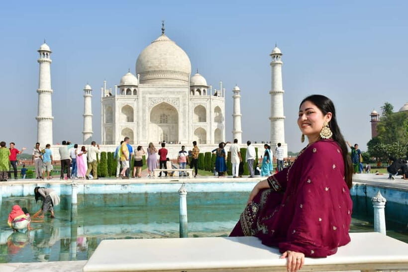 From Delhi: Private Taj Mahal & Day Trips Tour with 5<em> Lunch – Quick hits before you go’ /></p>
<ul>
<li><strong>Skip-the-line Taj Mahal entrance</strong> to reduce your time stuck at the front door</li>
<li><strong>Private, multilingual guide</strong> for English, French, Spanish, German, Japanese, Chinese, Arabic, Hindi, Russian, and Italian</li>
<li><strong>Agra Fort + Baby Taj pairing</strong> for both big-court Mughal power and delicate marble detail</li>
<li><strong>5-star buffet lunch</strong> in a sit-down setting mid-tour</li>
<li><strong>Door-to-door pickup and drop-off across NCR</strong> including Aerocity, Noida, Old Delhi, and Gurugram</li>
<li><strong>A government-approved Agra guide</strong> once you arrive, so you get context beyond photos</li>
</ul>
<h2 id="delhi-to-agra-without-the-stress-private-pickup-ac-ride-real-timing">Delhi to Agra without the stress: private pickup, AC ride, real timing</h2>
<p><img width="820" height="461" decoding="async" src=
