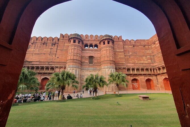 From Delhi: Sunrise Taj Mahal tour with Elephant Conservation - Delhi to Agra: private car to Nizamuddin, then a train ride