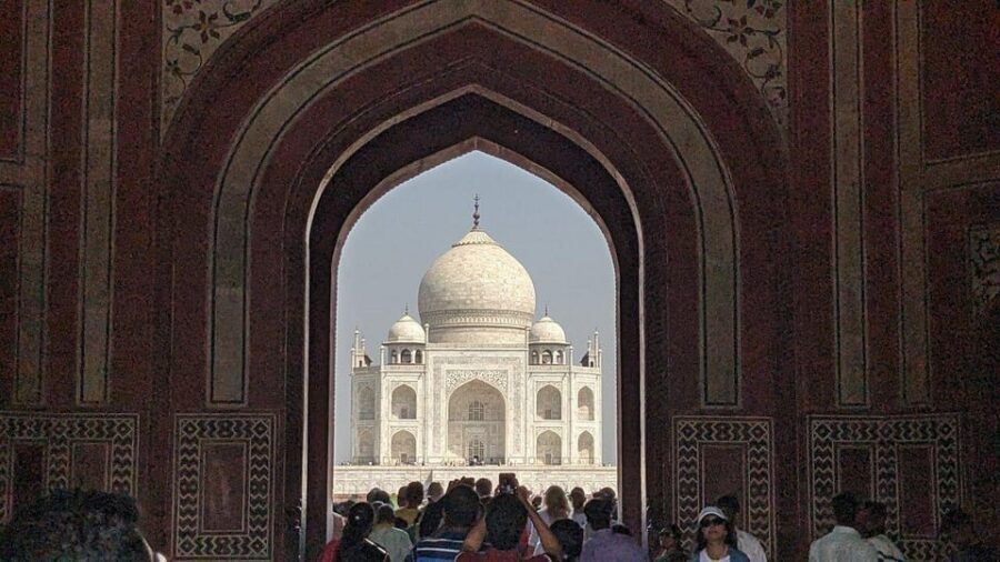 From Delhi: Taj Mahal & Agra Day Trip with Jaipur Drop - Agra sightseeing and Mehtab Bagh viewpoint time (when the schedule allows)