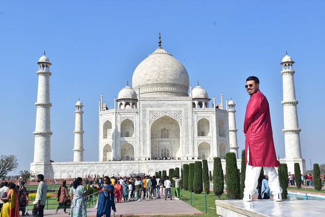 From Delhi Taj Mahal & Full day Agra tour by Private Car - The driver and guide team: punctual, English-friendly, and helpful with photos