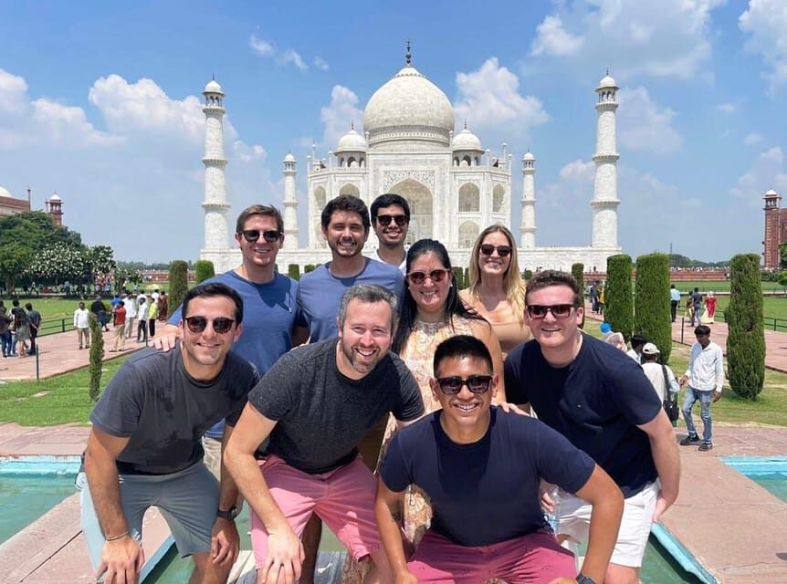 From Delhi: Taj Mahal Sunrise Tour w/ Elephant Conservation - Agra Fort After Dawn: Akbar’s architecture and the design mix to watch