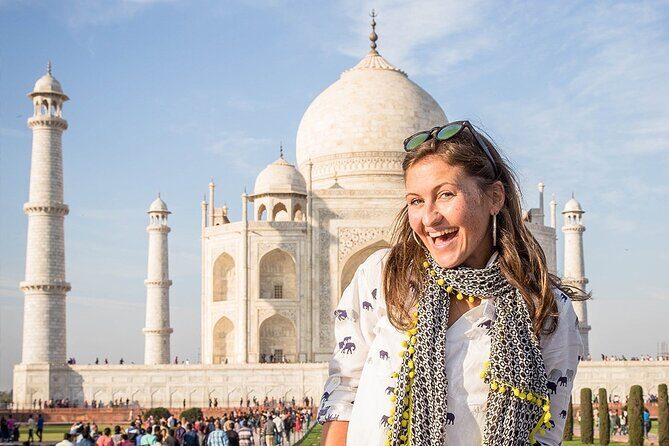 From Delhi: Taj Mahal Sunrise Tour with Elephant SOS Center - Agra Fort right after: red sandstone, power, and smart viewpoints