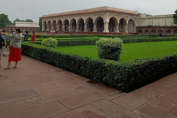 From delhi:(Vip entry)All Inclusive Taj Mahal & Red Fort day trip - Agra Fort on Red Sandstone: Palaces, Courtyards, and Power