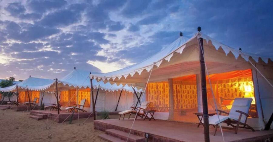 From Jaisalmer: Overnight Camping & Camel Safari in Khuri - Morning camel ride and the drive back to Jaisalmer