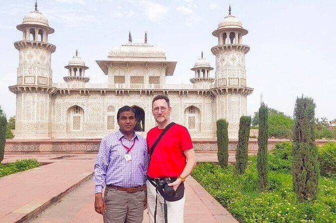 Full day Private tour from Delhi to Agra - Baby Taj (Itimad-ud-Daula): the smaller white marble stop with big detail
