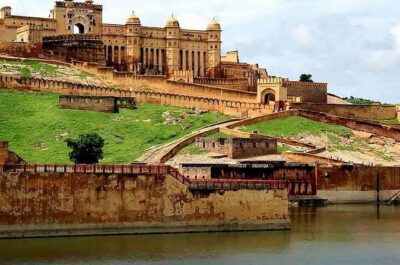 Full Day Sightseeing Jaipur Tour by Car With Guide Include Lunch - Patrika Gate and morning photos, plus a quick stop mindset