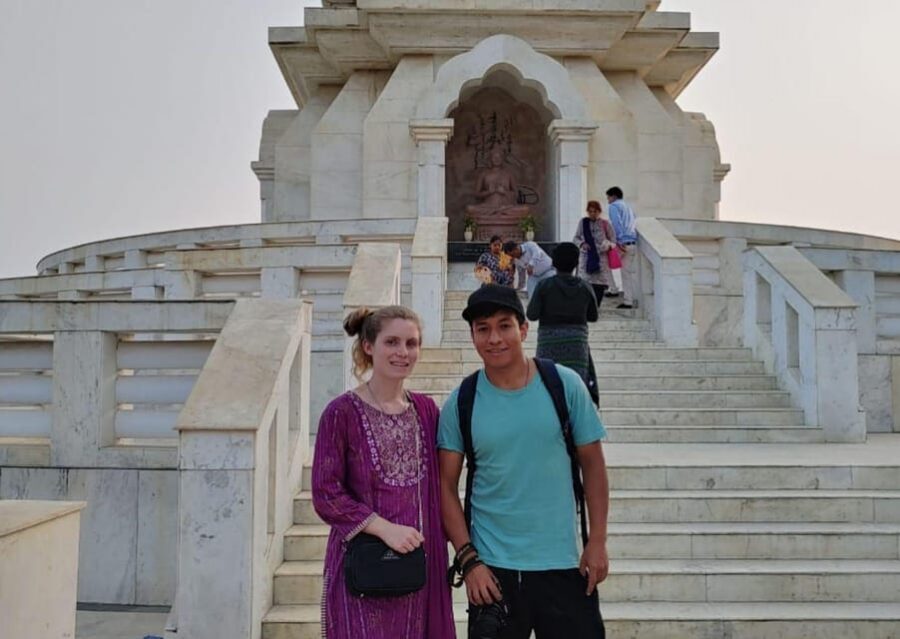 Guided Excursion to Buddhist Trail (Tour of Sarnath) - That Hands-On Garland Moment: A Heritage Activity With a Lot of Meaning