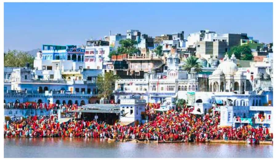 Jaipur: Ajmer & Pushkar Day Trip with Lunch & Camel ride - Brahma Temple: one of the few, and worth the checkpoint