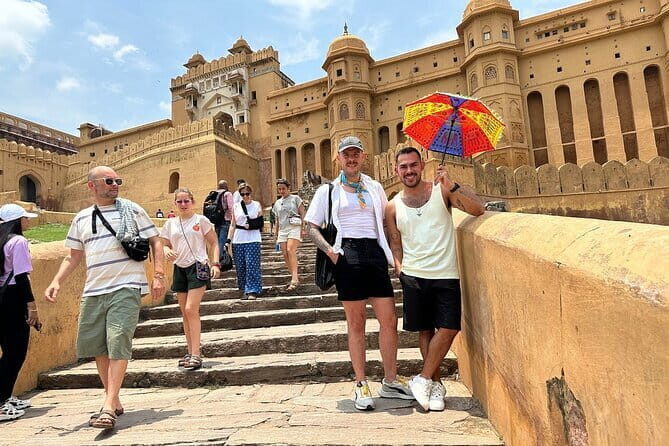 Jaipur City Heritage and Architecture Tour - Hawa Mahal: the breeze palace and the classic Pink City skyline