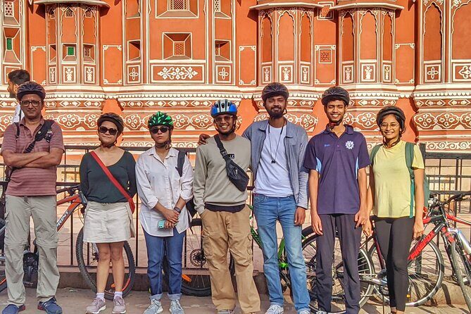 Jaipur Cultural Cycling Tour - Pink City streets: seeing the salmon-hued neighborhoods with fewer barriers