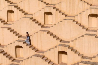 Jaipur Full-Day Private Tour Including Sunset at Nahargarh Fort - Panna Meena ka Kund stepwell: geometry you can actually see