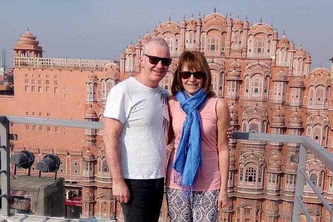 Jaipur Half-Day Tour with Flower Market and Block Printing - Hawa Mahal first: the Palace of Breeze and quick photo angles
