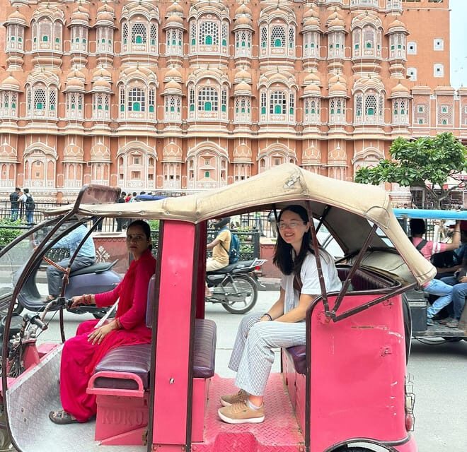 Jaipur Private City Tour with a Women-Driven E-Rickshaw Ride - Jantar Mantar: learning to read the sky in 1724