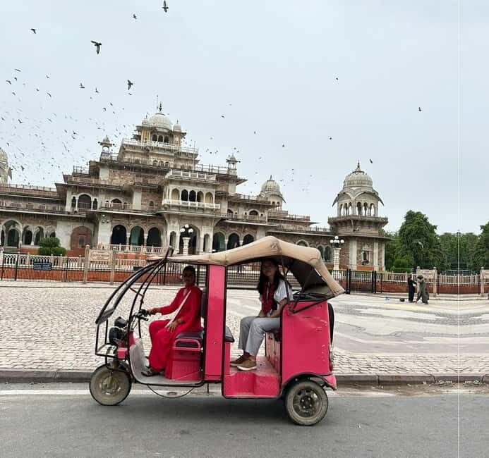 Jaipur Private City Tour with a Women-Driven E-Rickshaw Ride - Jal Mahal: a quick lake-side breath before the fort climb