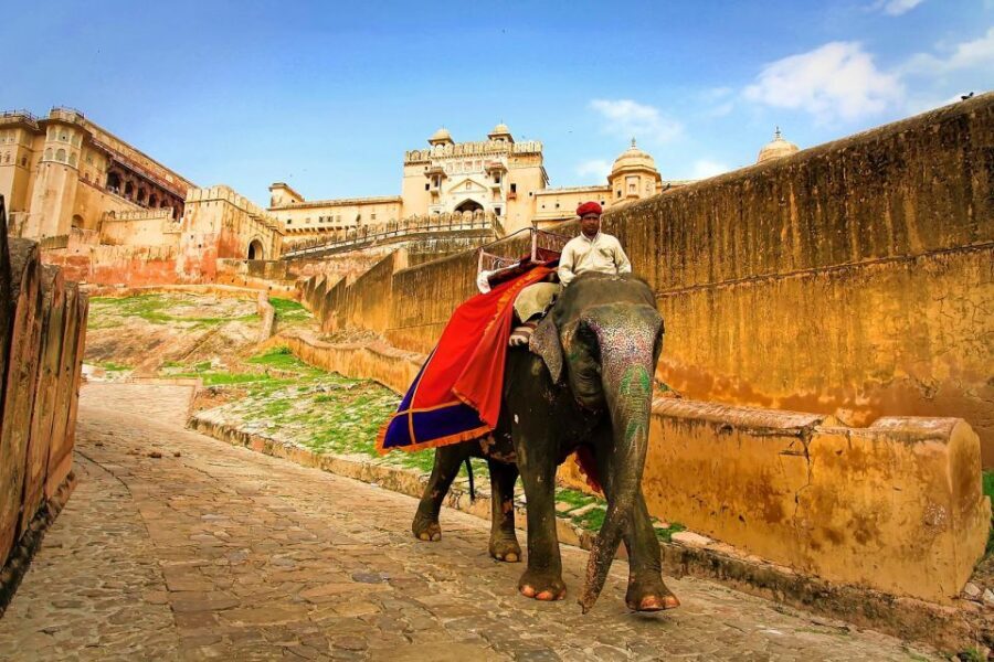 Jaipur: Private Full-Day City Tour by Tuk-Tuk or Car - Amber Fort on the hill: the stop that makes Jaipur look like Jaipur