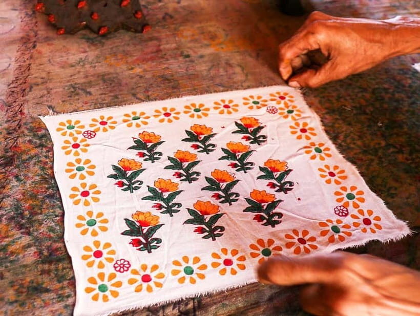Jaipur: Private Shopping Tour with Block Printing Workshop - From carved wood to printed fabric: how the workshop really works