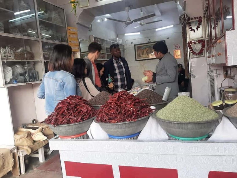 Jaipur: Spice Market and Street Food Walking Tour - Entering Jaipur from Shri Chandpol Hanuman Ji Temple