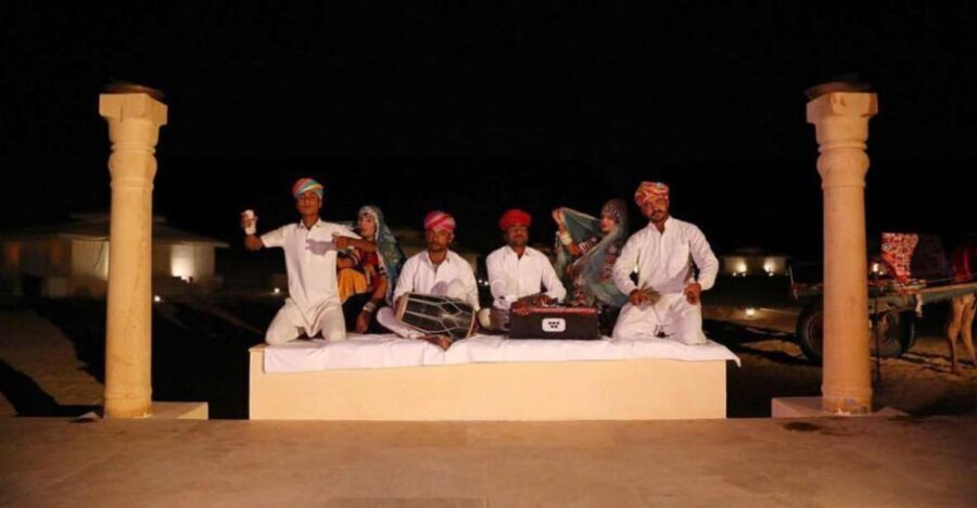 Jaisalmer: Cultural Evening in the Thar Desert - Desert camp night: Rajasthani songs, dance, and live langa music