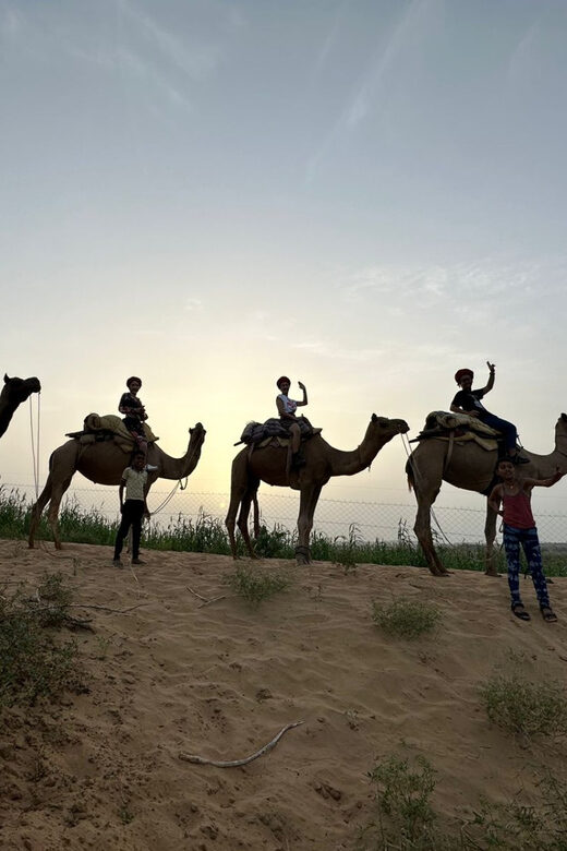 Jodhpur OvernightStay In Desert Rural Village With CamelRide - Cooking on the clay chulha and eating Marwadi-style dinner with a family