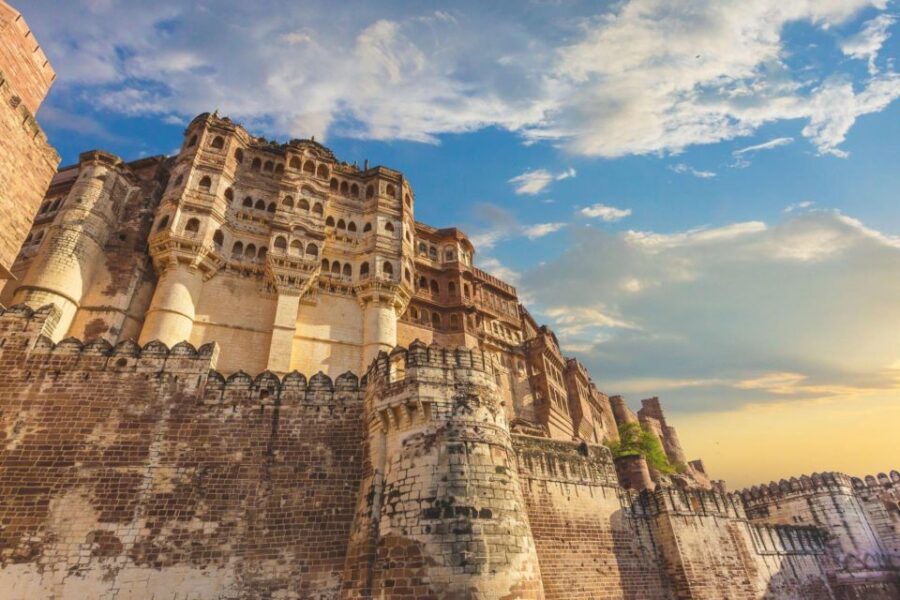 Jodhpur: Private Mehrangarh Fort and Blue City Day Tour - Entering Mehrangarh Fort: the city’s big viewpoint payoff