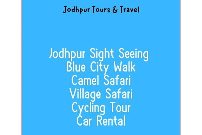 Jodhpur Walk With Kuku - Key highlights you’ll care about
