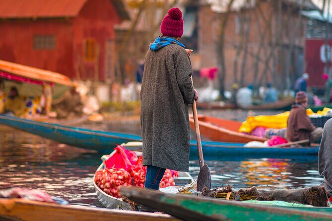 Kashmir Ladakh Tour - Day 1 in Srinagar: Mughal Gardens, Pari Mahal, and Dal Lake dusk