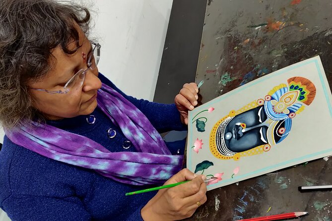 Learn to make a Pichwai Painting - Where the Workshop Happens: Colorbox Art Academy in Vaishali Nagar