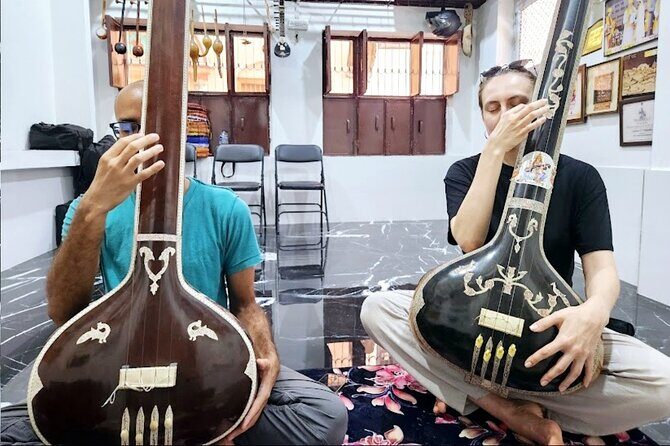 Learn to play a traditional indian instrument in Varanasi! - Meet at Dashashwamedh Ghat: Finding Music Vibes Shop & Lessons