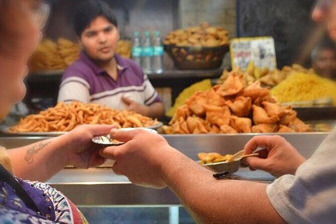 Local Delhi Food Tour with Tour Guide - walk and taste street food - Chandni Chowk sweet time: jalebi, lassi, and pudding-style finales