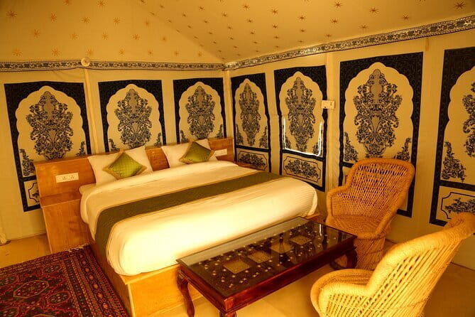 Luxury camping with cultural program in Thar Desert of Jaisalmer - A 2-day Thar Desert luxury stay with camel safari and a cultural night